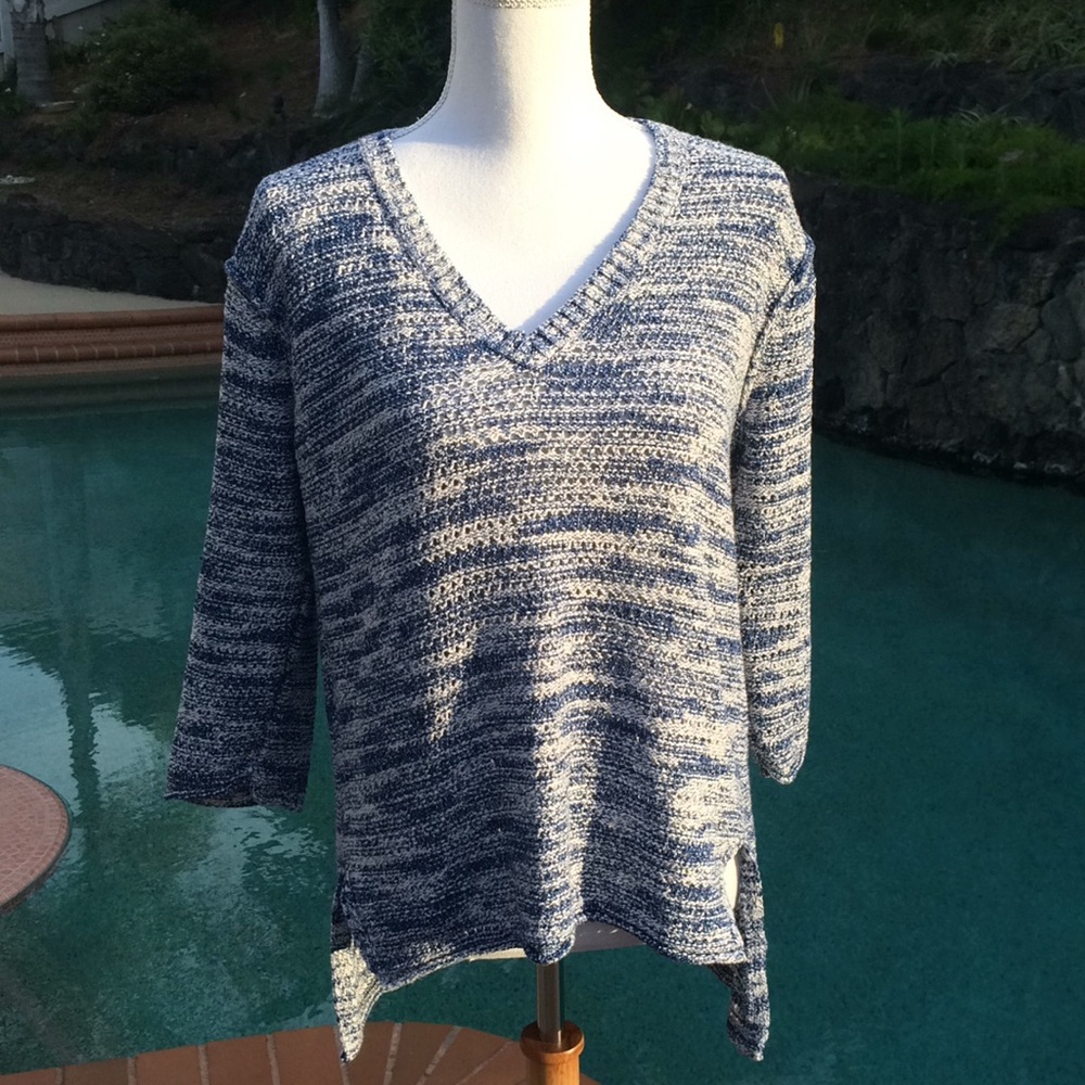 Michael Stars tunic sweater with hi low hem